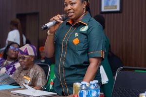 The Able Vice Chairman of Nsit Ubium LGA, Hon. Pharmacist Udeme Inwang, who represented the Executive Chairman of Nsit Ubium LGA, Hon. Pastor Alfred Charles, delivered the Chairman’s goodwill message and made a donation on his behalf during the SureFuture Education Foundation Education and Career Advancement Forum 2026.